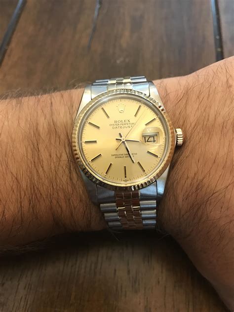 rolex datejust 36 two tone on leather strap|Rolex Datejust 36 best price.